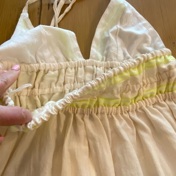 LEMLEM Women’s gete triangle halter maxi dress in lomi keylime NEW large - Picture 14 of 16